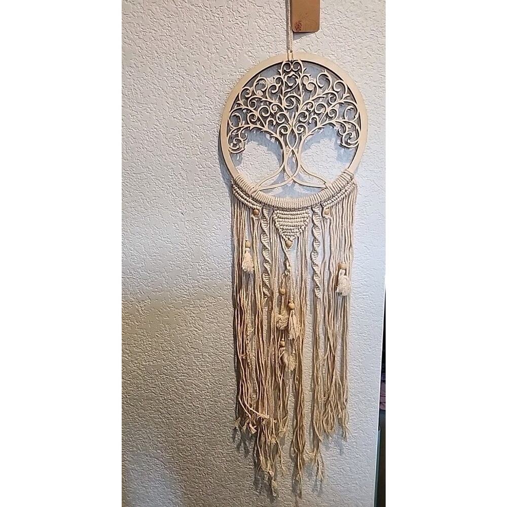 Macrame Tree of Life Dream Catcher Wall Hanging Dreamcatcher Boho